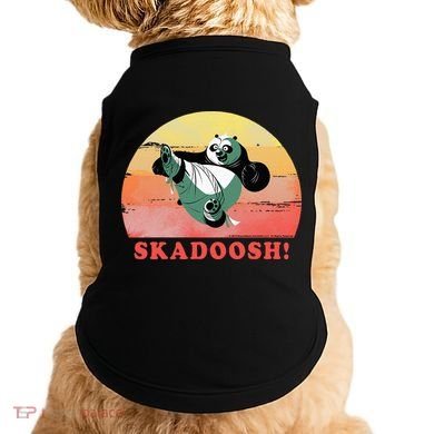 Kung Fu Panda Skadoosh Circle Portrait Doggie Tank