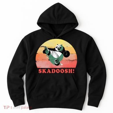 Kung Fu Panda Skadoosh Circle Portrait Hoodie