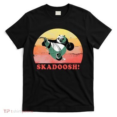 Kung Fu Panda Skadoosh Circle Portrait T-Shirt