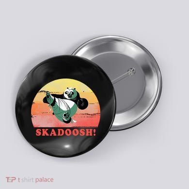 Kung Fu Panda Skadoosh Circle Portrait Button