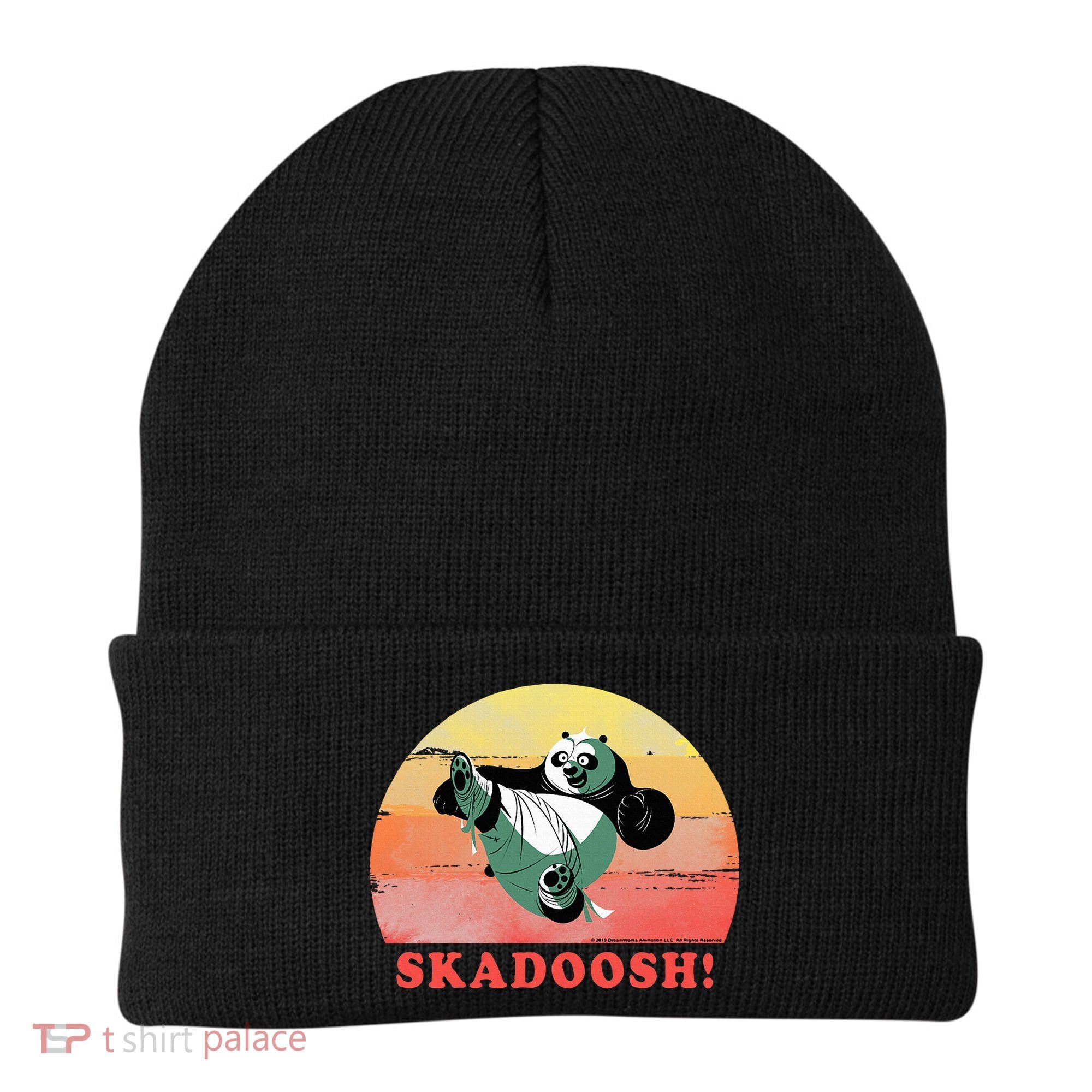 Kung Fu Panda Skadoosh Circle Portrait Beanie