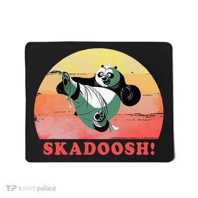 Kung Fu Panda Skadoosh Circle Portrait Mousepad