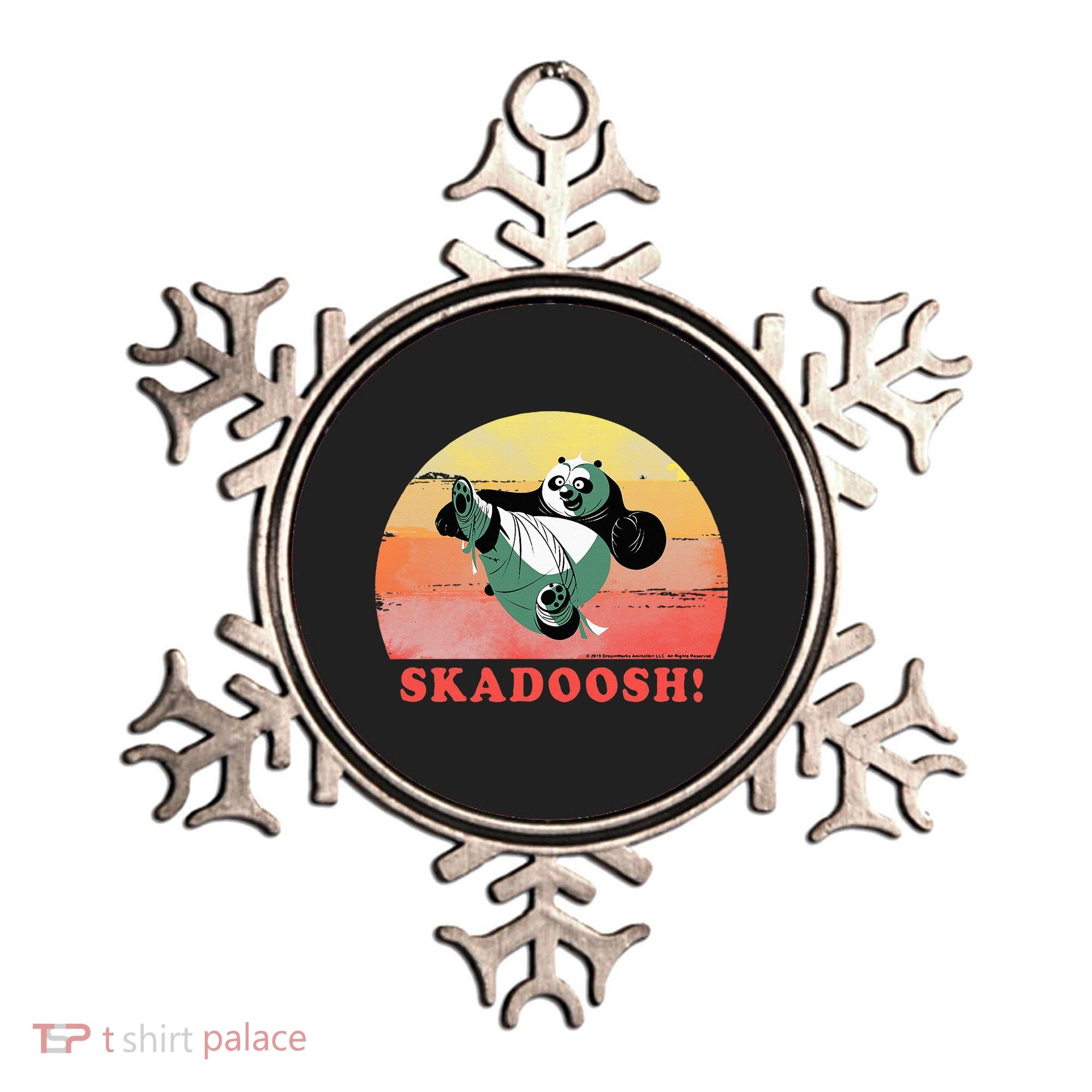 Kung Fu Panda Skadoosh Circle Portrait Ornament