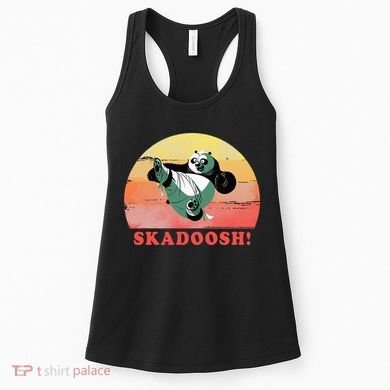Kung Fu Panda Skadoosh Circle Portrait Women's Tank Top