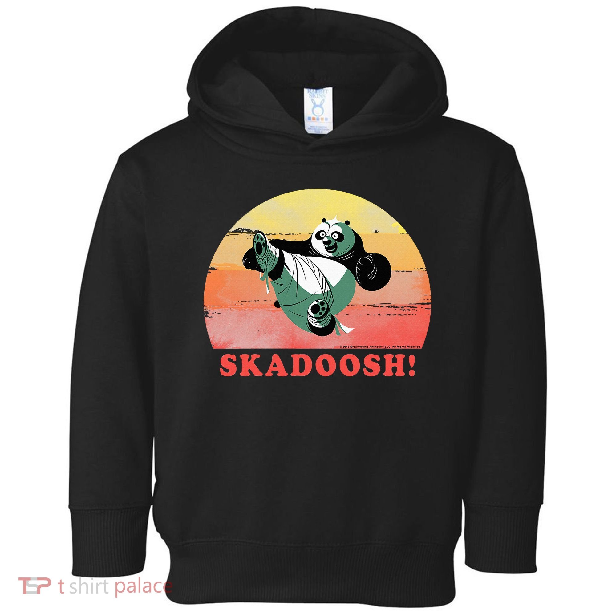 Kung Fu Panda Skadoosh Circle Portrait Toddler Hoodie