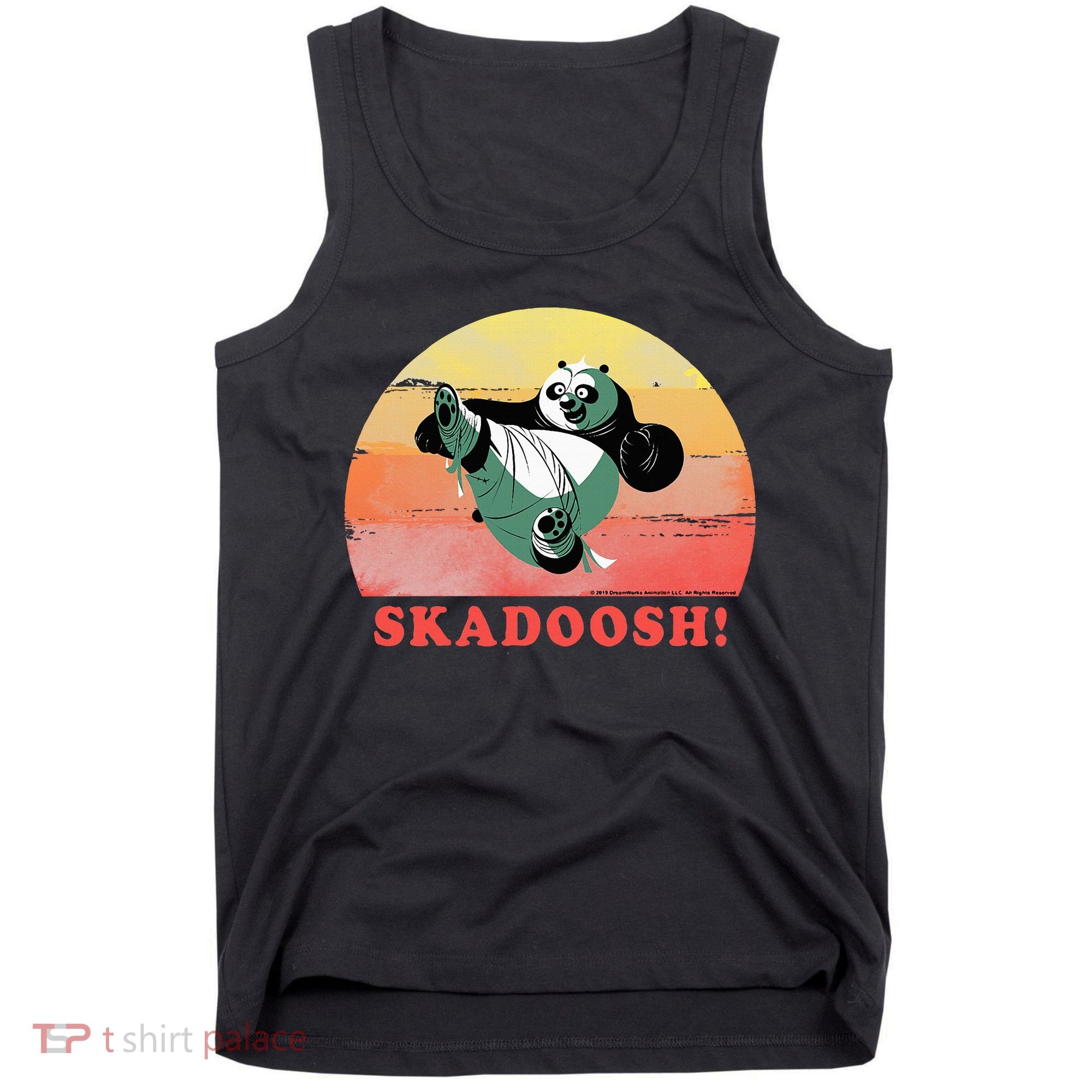 Kung Fu Panda Skadoosh Circle Portrait Tank Top