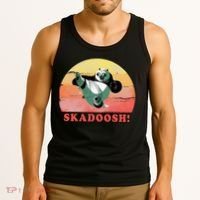 Kung Fu Panda Skadoosh Circle Portrait Tank Top thumb 3