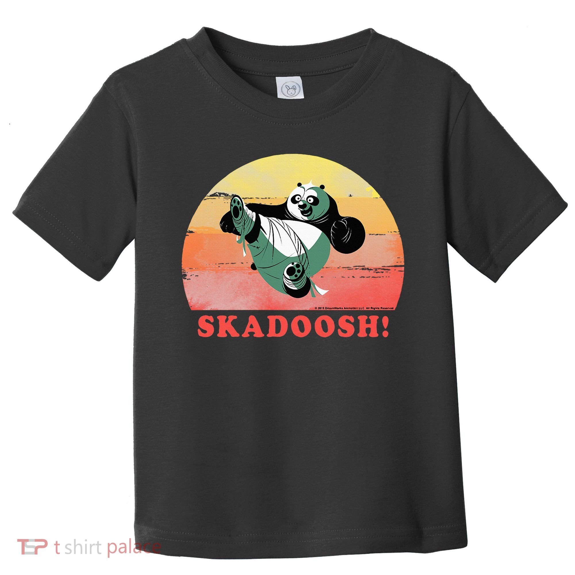 Kung Fu Panda Skadoosh Circle Portrait Toddler T-Shirt