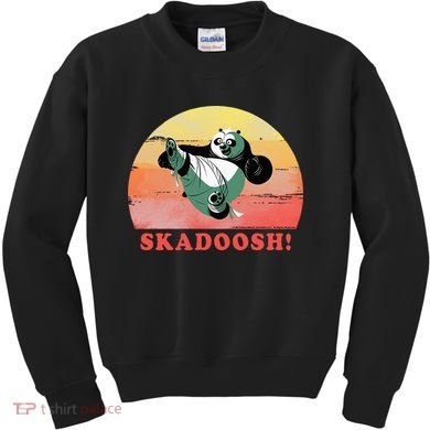 Kung Fu Panda Skadoosh Circle Portrait Kids Sweatshirt