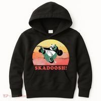 Kung Fu Panda Skadoosh Circle Portrait Kids Hoodie thumb 0