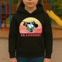 Kung Fu Panda Skadoosh Circle Portrait Kids Hoodie thumb 3