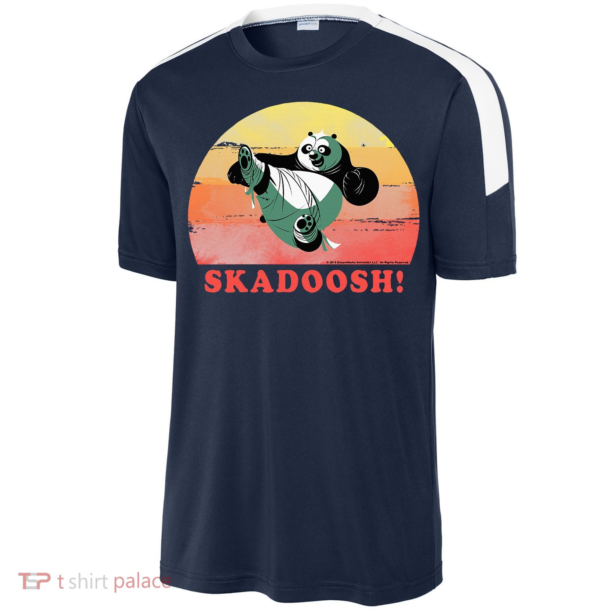 Kung Fu Panda Skadoosh Circle Portrait Sport-Tek Competitor United Soccer Jersey