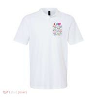 Kids Funny Positive Affirmation Inspiration Girl Boy I Am Kind Polo thumb 0