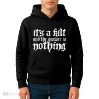 Kilt Funny Renaissance Festival Kids Hoodie thumb 4