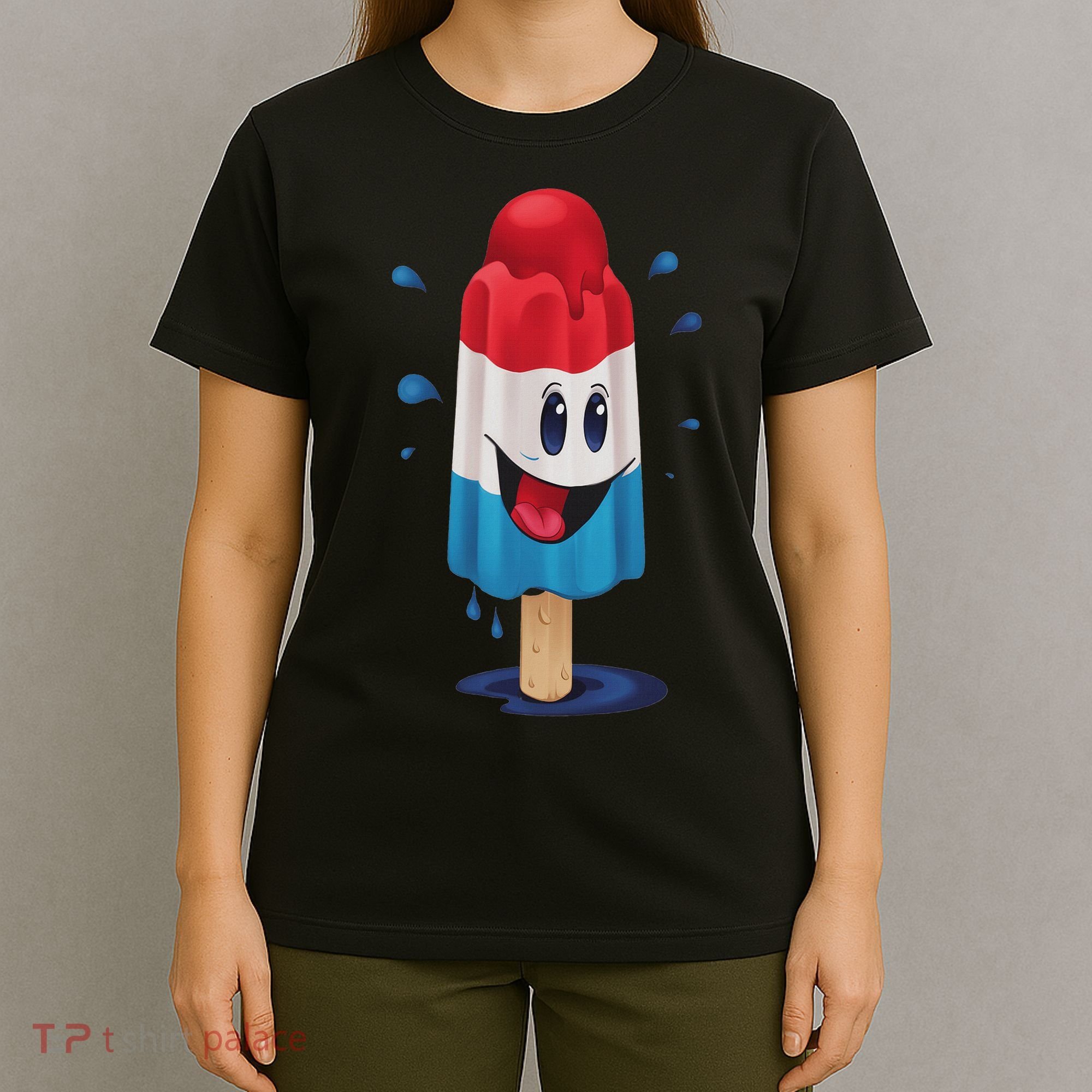 Kawaii Funny Rocketpop Ice Pop Treat Gift Women T-Shirt