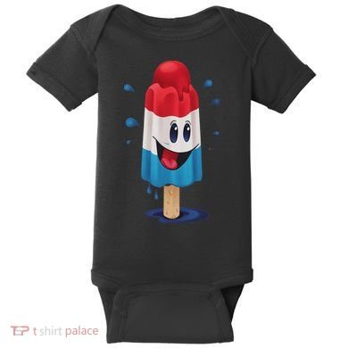 Kawaii Funny Rocketpop Ice Pop Treat Gift Women Baby Bodysuit