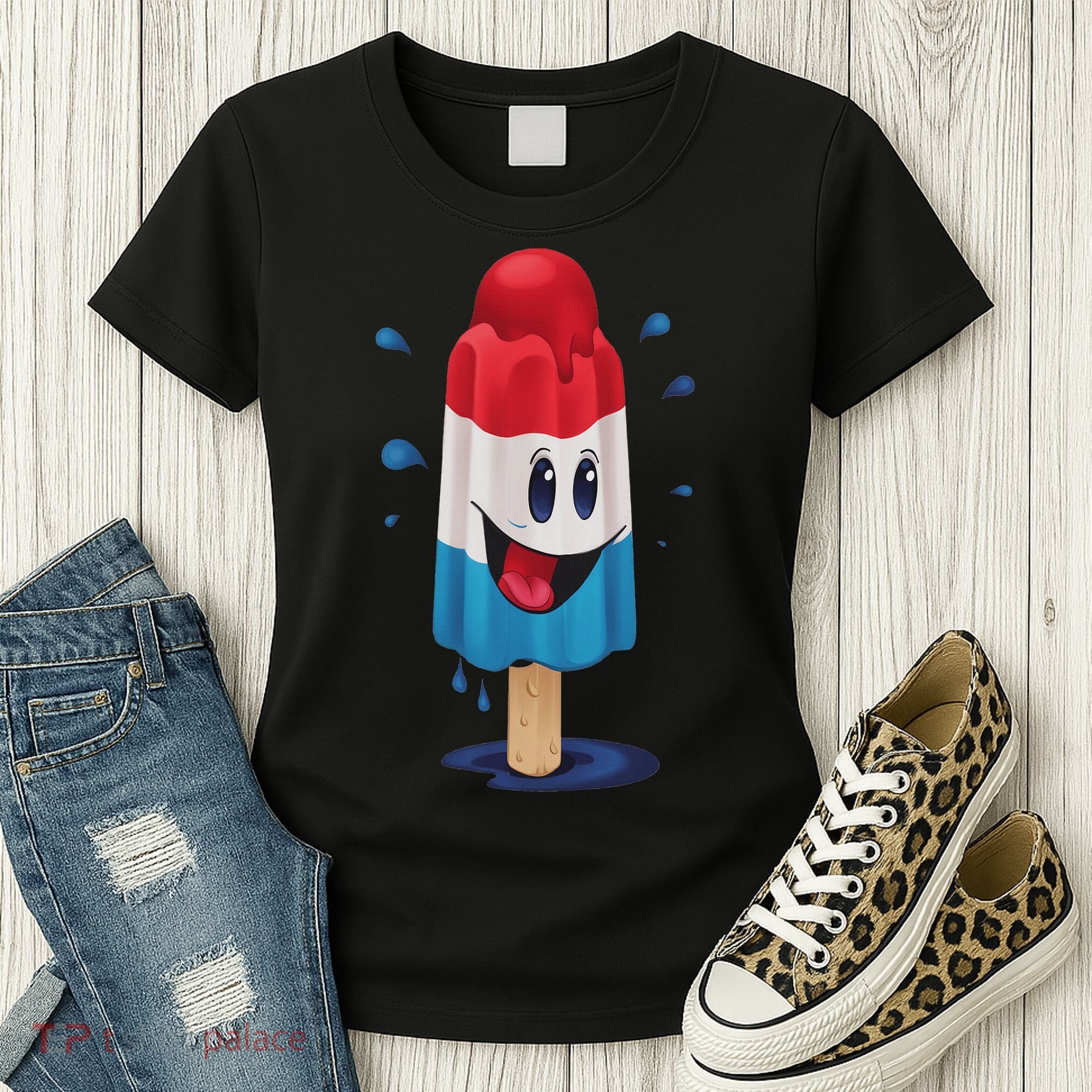 Kawaii Funny Rocketpop Ice Pop Treat Gift Women Women's T-Shirt