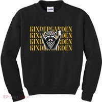 Kindergarten Funny Raccoon Back To School Kids Sweatshirt thumb 0