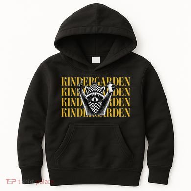 Kindergarten Funny Raccoon Back To School Kids Hoodie