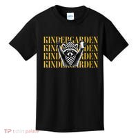 Kindergarten Funny Raccoon Back To School Kids T-Shirt thumb 0