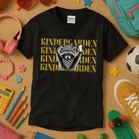Kindergarten Funny Raccoon Back To School Kids T-Shirt thumb 3