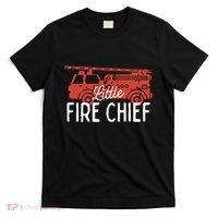 Kids Fireman Shirts Boy Little Fire Chief Fire Truck T-Shirt thumb 0