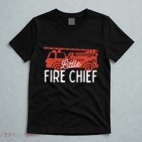 Kids Fireman Shirts Boy Little Fire Chief Fire Truck T-Shirt thumb 5