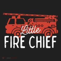 Kids Fireman Shirts Boy Little Fire Chief Fire Truck Beanie thumb 2