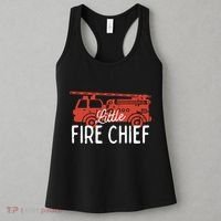 Kids Fireman Shirts Boy Little Fire Chief Fire Truck Women's Tank Top thumb 3