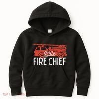 Kids Fireman Shirts Boy Little Fire Chief Fire Truck Kids Hoodie thumb 0