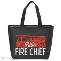 Kids Fireman Shirts Boy Little Fire Chief Fire Truck Tote Bag thumb 0