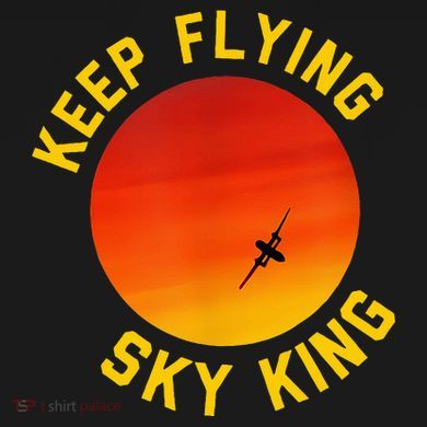 Keep Flying Sky King Funny Design Tall T-Shirt