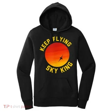 Keep Flying Sky King Funny Design Women's Hoodie
