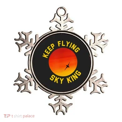 Keep Flying Sky King Funny Design Ornament