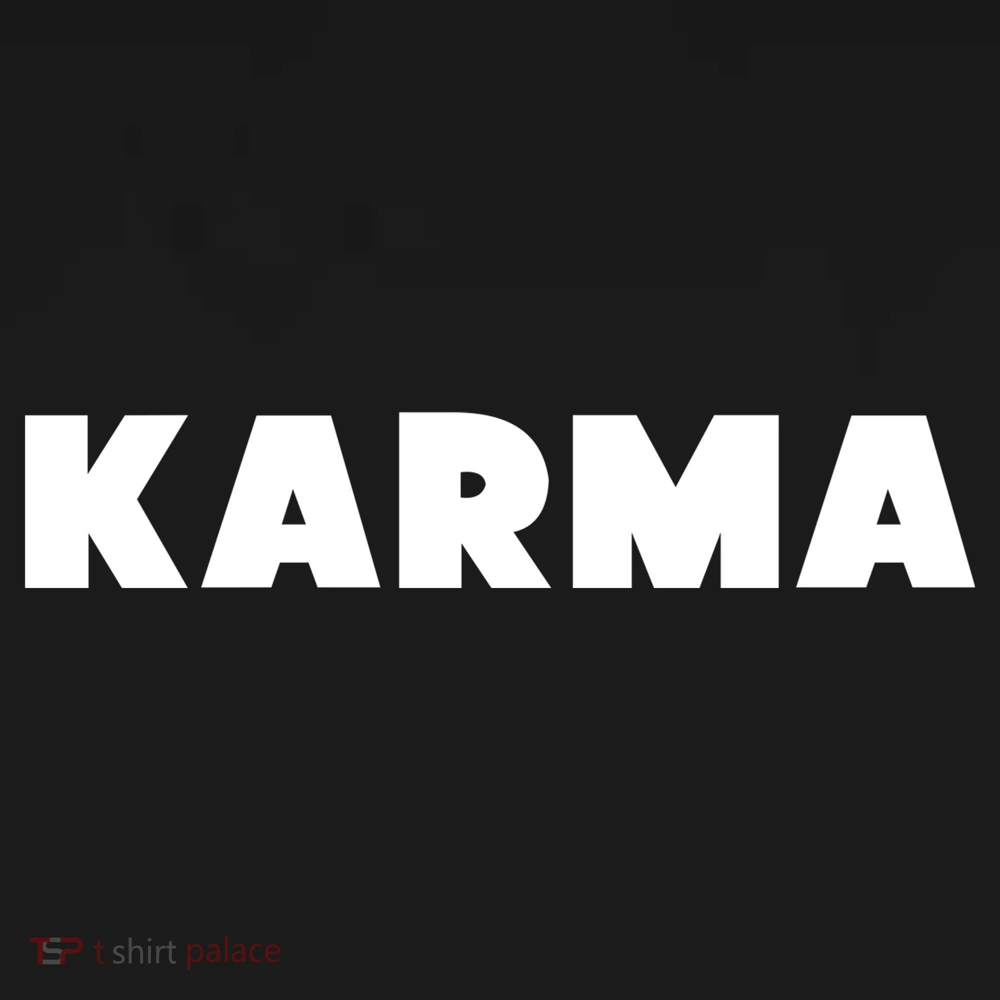 Karma Funny Sarcastic Doggie Tank