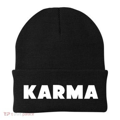 Karma Funny Sarcastic Beanie