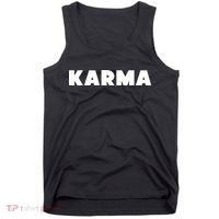 Karma Funny Sarcastic Tank Top thumb 0