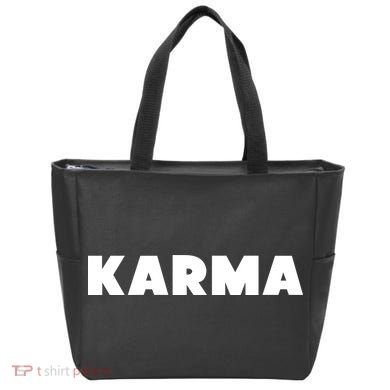 Karma Funny Sarcastic Tote Bag