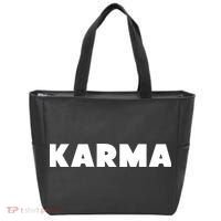 Karma Funny Sarcastic Tote Bag thumb 0