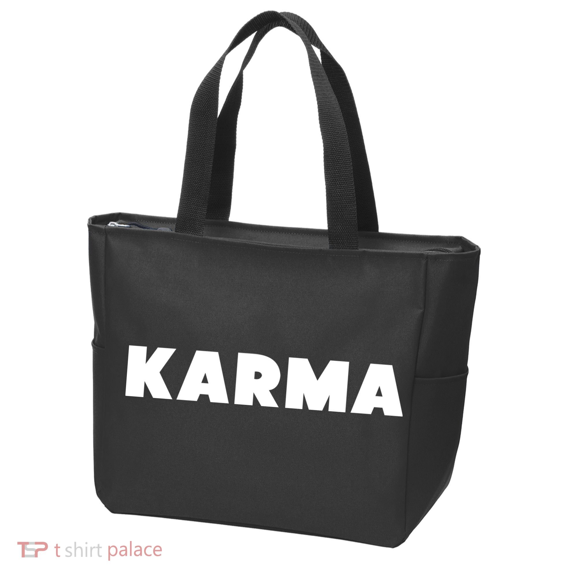 Karma Funny Sarcastic Tote Bag