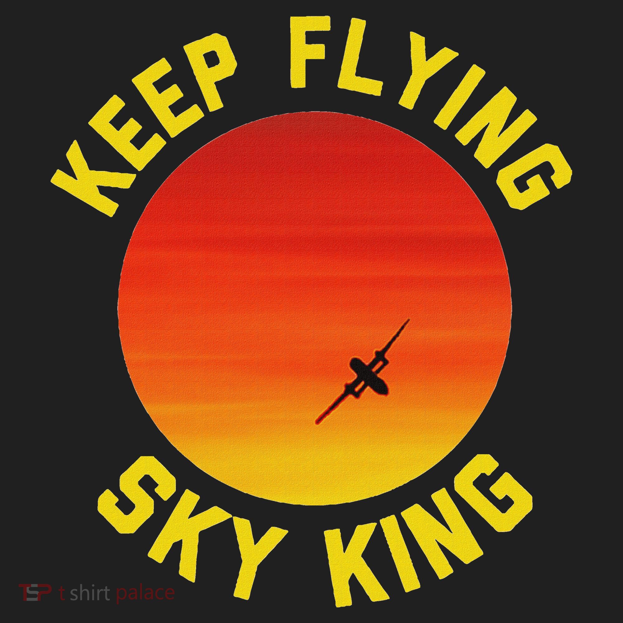 Keep Flying Sky King Aviation Pilot Airplane Women's Sweatshirt