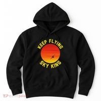 Keep Flying Sky King Aviation Pilot Airplane Hoodie thumb 0
