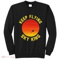 Keep Flying Sky King Aviation Pilot Airplane Sweatshirt thumb 0