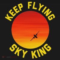 Keep Flying Sky King Aviation Pilot Airplane Pajama Set thumb 2