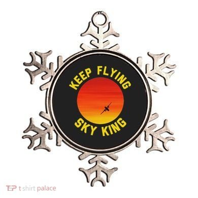 Keep Flying Sky King Aviation Pilot Airplane Ornament