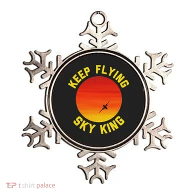 Keep Flying Sky King Aviation Pilot Airplane Ornament
