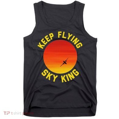 Keep Flying Sky King Aviation Pilot Airplane Tank Top