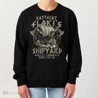 Kattegat Floki's Shipyards Quality Longboats Since 793 Ad Women's Sweatshirt thumb 0