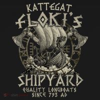 Kattegat Floki's Shipyards Quality Longboats Since 793 Ad Long Sleeve Shirt thumb 2