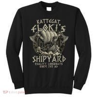 Kattegat Floki's Shipyards Quality Longboats Since 793 Ad Sweatshirt thumb 0